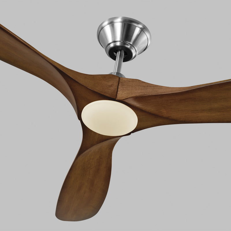 Visual Comfort Fan - 3MAVR70BSKOAD - 70``Ceiling Fan - Maverick 70 LED - Brushed Steel