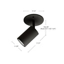 One Light Track Lighting<br /><span style="color:#4AB0CE;">Entrega: 4-10 dias en USA</span><br /><span style="color:#4AB0CE;font-size:60%;">PREGUNTE POR ENTREGA EN PANAMA</span><br />Collection: Barclay<br />Finish: Black