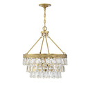 Four Light Pendant<br /><span style="color:#4AB0CE;">Entrega: 4-10 dias en USA</span><br /><span style="color:#4AB0CE;font-size:60%;">PREGUNTE POR ENTREGA EN PANAMA</span><br />Collection: Windham<br />Finish: Warm Brass