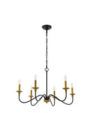 Six Light Chandelier<br /><span style="color:#4AB0CE;">Entrega: 4-10 dias en USA</span><br /><span style="color:#4AB0CE;font-size:60%;">PREGUNTE POR ENTREGA EN PANAMA</span><br />Collection: Rohan<br />Finish: brass