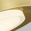 LED Flush Mount<br /><span style="color:#4AB0CE;">Entrega: 13-14 semanas en USA</span><br /><span style="color:#4AB0CE;font-size:60%;">PREGUNTE POR ENTREGA EN PANAMA</span><br />Collection: Hilo<br />Finish: Natural Brass