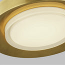 LED Flush Mount<br /><span style="color:#4AB0CE;">Entrega: 13-14 semanas en USA</span><br /><span style="color:#4AB0CE;font-size:60%;">PREGUNTE POR ENTREGA EN PANAMA</span><br />Collection: Hilo<br />Finish: Natural Brass