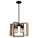 Four Light Pendant<br /><span style="color:#4AB0CE;">Entrega: 4-10 dias en USA</span><br /><span style="color:#4AB0CE;font-size:60%;">PREGUNTE POR ENTREGA EN PANAMA</span><br />Collection: Perris<br />Finish: Black