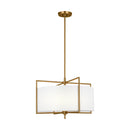 Four Light Pendant<br /><span style="color:#4AB0CE;">Entrega: 4-10 dias en USA</span><br /><span style="color:#4AB0CE;font-size:60%;">PREGUNTE POR ENTREGA EN PANAMA</span><br />Collection: Perno<br />Finish: Burnished Brass