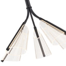 LED Chandelier<br /><span style="color:#4AB0CE;">Entrega: 4-10 dias en USA</span><br /><span style="color:#4AB0CE;font-size:60%;">PREGUNTE POR ENTREGA EN PANAMA</span><br />Collection: Mulberry<br />Finish: Black/Light Guide