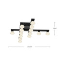Kuzco Lighting - FM63432-BK - LED Wall Sconce - Rezz - Black