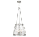 Four Light Pendant<br /><span style="color:#4AB0CE;">Entrega: 6-7 semanas en USA</span><br /><span style="color:#4AB0CE;font-size:60%;">PREGUNTE POR ENTREGA EN PANAMA</span><br />Collection: Crawford<br />Finish: Satin Nickel
