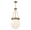 Three Light Pendant<br /><span style="color:#4AB0CE;">Entrega: 4-10 dias en USA</span><br /><span style="color:#4AB0CE;font-size:60%;">PREGUNTE POR ENTREGA EN PANAMA</span><br />Collection: Manor<br />Finish: Warm Brass
