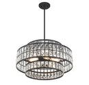 Four Light Pendant<br /><span style="color:#4AB0CE;">Entrega: 4-10 dias en USA</span><br /><span style="color:#4AB0CE;font-size:60%;">PREGUNTE POR ENTREGA EN PANAMA</span><br />Collection: Renzo<br />Finish: Matte Black