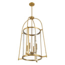Four Light Pendant<br /><span style="color:#4AB0CE;">Entrega: 4-10 dias en USA</span><br /><span style="color:#4AB0CE;font-size:60%;">PREGUNTE POR ENTREGA EN PANAMA</span><br />Collection: Rosedale<br />Finish: Warm Brass