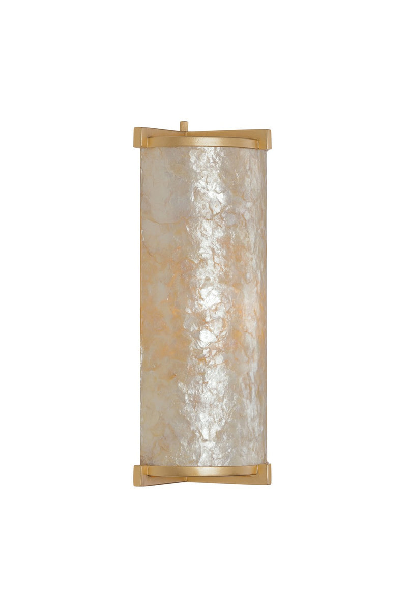 One Light Wall Sconce<br /><span style="color:#4AB0CE;">Entrega: 4-10 dias en USA</span><br /><span style="color:#4AB0CE;font-size:60%;">PREGUNTE POR ENTREGA EN PANAMA</span><br />Collection: Sommers Bend<br />Finish: Fawn Gold