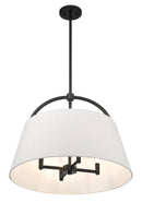 Four Light Island Pendant<br /><span style="color:#4AB0CE;">Entrega: 4-5 semanas en USA</span><br /><span style="color:#4AB0CE;font-size:60%;">PREGUNTE POR ENTREGA EN PANAMA</span><br />Collection: Headington<br />Finish: Coal
