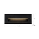 Kuzco Lighting - ER72410-BK - LED Exterior Wall/Step Light - Newport - Black