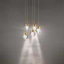 Modern Forms - PD-82005R-AB - LED Pendant - Double Bubble - Aged Brass