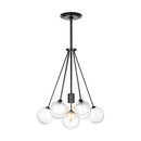 One Light Pendant<br /><span style="color:#4AB0CE;">Entrega: 4-10 dias en USA</span><br /><span style="color:#4AB0CE;font-size:60%;">PREGUNTE POR ENTREGA EN PANAMA</span><br />Collection: Bronzeville<br />Finish: Midnight Black