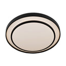 LED Flush Mount<br /><span style="color:#4AB0CE;">Entrega: 4-10 dias en USA</span><br /><span style="color:#4AB0CE;font-size:60%;">PREGUNTE POR ENTREGA EN PANAMA</span><br />Collection: Aziza<br />Finish: Black