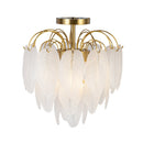 Artcraft Canada - AC11785BR - Four Light Semi-Flush Mount - Alessia - Brushed Brass