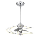 LED Fan D'Lier<br /><span style="color:#4AB0CE;">Entrega: 4-10 dias en USA</span><br /><span style="color:#4AB0CE;font-size:60%;">PREGUNTE POR ENTREGA EN PANAMA</span><br />Collection: Hydra<br />Finish: Polished Chrome