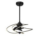 LED Fan D'Lier<br /><span style="color:#4AB0CE;">Entrega: 4-10 dias en USA</span><br /><span style="color:#4AB0CE;font-size:60%;">PREGUNTE POR ENTREGA EN PANAMA</span><br />Collection: Hydra<br />Finish: Matte Black