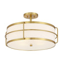 Four Light Semi-Flush Mount<br /><span style="color:#4AB0CE;">Entrega: 2-3 semanas en USA</span><br /><span style="color:#4AB0CE;font-size:60%;">PREGUNTE POR ENTREGA EN PANAMA</span><br />Collection: Chauncey<br />Finish: Warm Brass