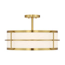Four Light Semi-Flush Mount<br /><span style="color:#4AB0CE;">Entrega: 2-3 semanas en USA</span><br /><span style="color:#4AB0CE;font-size:60%;">PREGUNTE POR ENTREGA EN PANAMA</span><br />Collection: Chauncey<br />Finish: Warm Brass