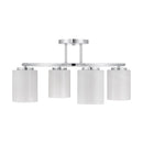 Four Light Semi-Flush Mount<br /><span style="color:#4AB0CE;">Entrega: 4-10 dias en USA</span><br /><span style="color:#4AB0CE;font-size:60%;">PREGUNTE POR ENTREGA EN PANAMA</span><br />Collection: Herron<br />Finish: Chrome