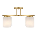 Four Light Semi-Flush Mount<br /><span style="color:#4AB0CE;">Entrega: 4-10 dias en USA</span><br /><span style="color:#4AB0CE;font-size:60%;">PREGUNTE POR ENTREGA EN PANAMA</span><br />Collection: Herron<br />Finish: Warm Brass