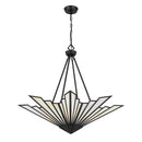 Four Light Pendant<br /><span style="color:#4AB0CE;">Entrega: 4-10 dias en USA</span><br /><span style="color:#4AB0CE;font-size:60%;">PREGUNTE POR ENTREGA EN PANAMA</span><br />Collection: Rivage<br />Finish: Matte Black