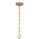 Four Light Pendant<br /><span style="color:#4AB0CE;">Entrega: 4-10 dias en USA</span><br /><span style="color:#4AB0CE;font-size:60%;">PREGUNTE POR ENTREGA EN PANAMA</span><br />Collection: Monterey<br />Finish: Matte Black and Warm Brass