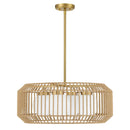 Four Light Pendant<br /><span style="color:#4AB0CE;">Entrega: 4-10 dias en USA</span><br /><span style="color:#4AB0CE;font-size:60%;">PREGUNTE POR ENTREGA EN PANAMA</span><br />Collection: Pastis<br />Finish: Warm Brass