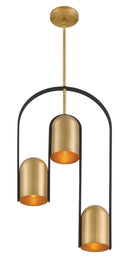 Three Light Pendant<br /><span style="color:#4AB0CE;">Entrega: 4-10 dias en USA</span><br /><span style="color:#4AB0CE;font-size:60%;">PREGUNTE POR ENTREGA EN PANAMA</span><br />Collection: Cane<br />Finish: Legacy Brass