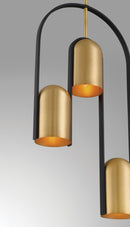 Three Light Pendant<br /><span style="color:#4AB0CE;">Entrega: 4-10 dias en USA</span><br /><span style="color:#4AB0CE;font-size:60%;">PREGUNTE POR ENTREGA EN PANAMA</span><br />Collection: Cane<br />Finish: Legacy Brass