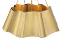 Four Light Pendant<br /><span style="color:#4AB0CE;">Entrega: 4-10 dias en USA</span><br /><span style="color:#4AB0CE;font-size:60%;">PREGUNTE POR ENTREGA EN PANAMA</span><br />Collection: Waveform<br />Finish: Legacy Brass