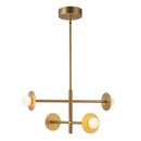 LED Chandelier<br /><span style="color:#4AB0CE;">Entrega: 4-10 dias en USA</span><br /><span style="color:#4AB0CE;font-size:60%;">PREGUNTE POR ENTREGA EN PANAMA</span><br />Collection: Elixir<br />Finish: Brushed Gold