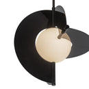 LED Chandelier<br /><span style="color:#4AB0CE;">Entrega: 4-10 dias en USA</span><br /><span style="color:#4AB0CE;font-size:60%;">PREGUNTE POR ENTREGA EN PANAMA</span><br />Collection: Scorpio<br />Finish: Glossy Black/Opal Glass