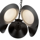 LED Chandelier<br /><span style="color:#4AB0CE;">Entrega: 4-10 dias en USA</span><br /><span style="color:#4AB0CE;font-size:60%;">PREGUNTE POR ENTREGA EN PANAMA</span><br />Collection: Cleo<br />Finish: Black/Opal Glass