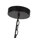 LED Chandelier<br /><span style="color:#4AB0CE;">Entrega: 4-10 dias en USA</span><br /><span style="color:#4AB0CE;font-size:60%;">PREGUNTE POR ENTREGA EN PANAMA</span><br />Collection: Cleo<br />Finish: Black/Opal Glass