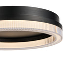 LED Flush Mount<br /><span style="color:#4AB0CE;">Entrega: 4-10 dias en USA</span><br /><span style="color:#4AB0CE;font-size:60%;">PREGUNTE POR ENTREGA EN PANAMA</span><br />Collection: Ari<br />Finish: Black