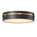 LED Flush Mount<br /><span style="color:#4AB0CE;">Entrega: 4-10 dias en USA</span><br /><span style="color:#4AB0CE;font-size:60%;">PREGUNTE POR ENTREGA EN PANAMA</span><br />Collection: Dax<br />Finish: Black, Brass