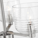 Three Light Chandelier<br /><span style="color:#4AB0CE;">Entrega: 4-10 dias en USA</span><br /><span style="color:#4AB0CE;font-size:60%;">PREGUNTE POR ENTREGA EN PANAMA</span><br />Collection: Lochdale<br />Finish: Brushed Nickel