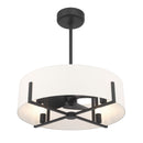 LED Fan D'Lier<br /><span style="color:#4AB0CE;">Entrega: 4-10 dias en USA</span><br /><span style="color:#4AB0CE;font-size:60%;">PREGUNTE POR ENTREGA EN PANAMA</span><br />Collection: Mansell<br />Finish: Matte Black