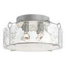 Hubbardton Forge - 121145-SKT-82-LL0216 - Four Light Semi-Flush Mount - Bow - Vintage Platinum