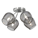 Hubbardton Forge - 121370-SKT-85-YL0709 - Four Light Semi-Flush Mount - Ume - Sterling