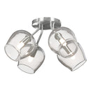 Hubbardton Forge - 121370-SKT-85-ZM0709 - Four Light Semi-Flush Mount - Ume - Sterling