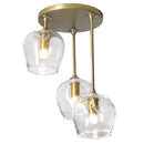 Hubbardton Forge - 121373-SKT-86-ZM0709 - Three Light Semi-Flush Mount - Ume - Modern Brass