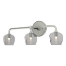 Hubbardton Forge - 201342-SKT-85-85-YL0709 - Three Light Bath Sconce - Ume - Sterling