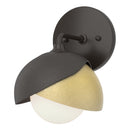 Hubbardton Forge - 201374-SKT-14-86-GG0711 - One Light Bath Sconce - Brooklyn - Oil Rubbed Bronze