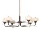 Hubbardton Forge - 137840-SKT-MULT-05-WC0593 - Six Light Pendant - Nola - Bronze