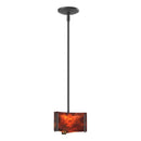 Hubbardton Forge - 188100-SKT-MULT-10-ZB0156 - One Light Mini Pendant - Exos Glass - Black