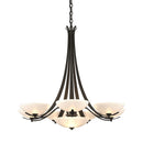 Hubbardton Forge - 191236-SKT-07-GG0123 - Nine Light Chandelier - Aegis - Dark Smoke